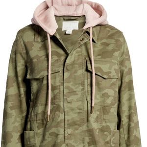 CASLON utility hooded jacket